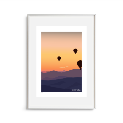 Balloons at sunrise