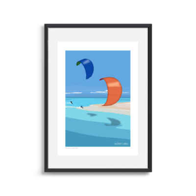 Kiting Turquoise Waters