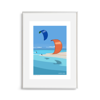 Kiting Turquoise Waters