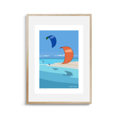 Kiting Turquoise Waters